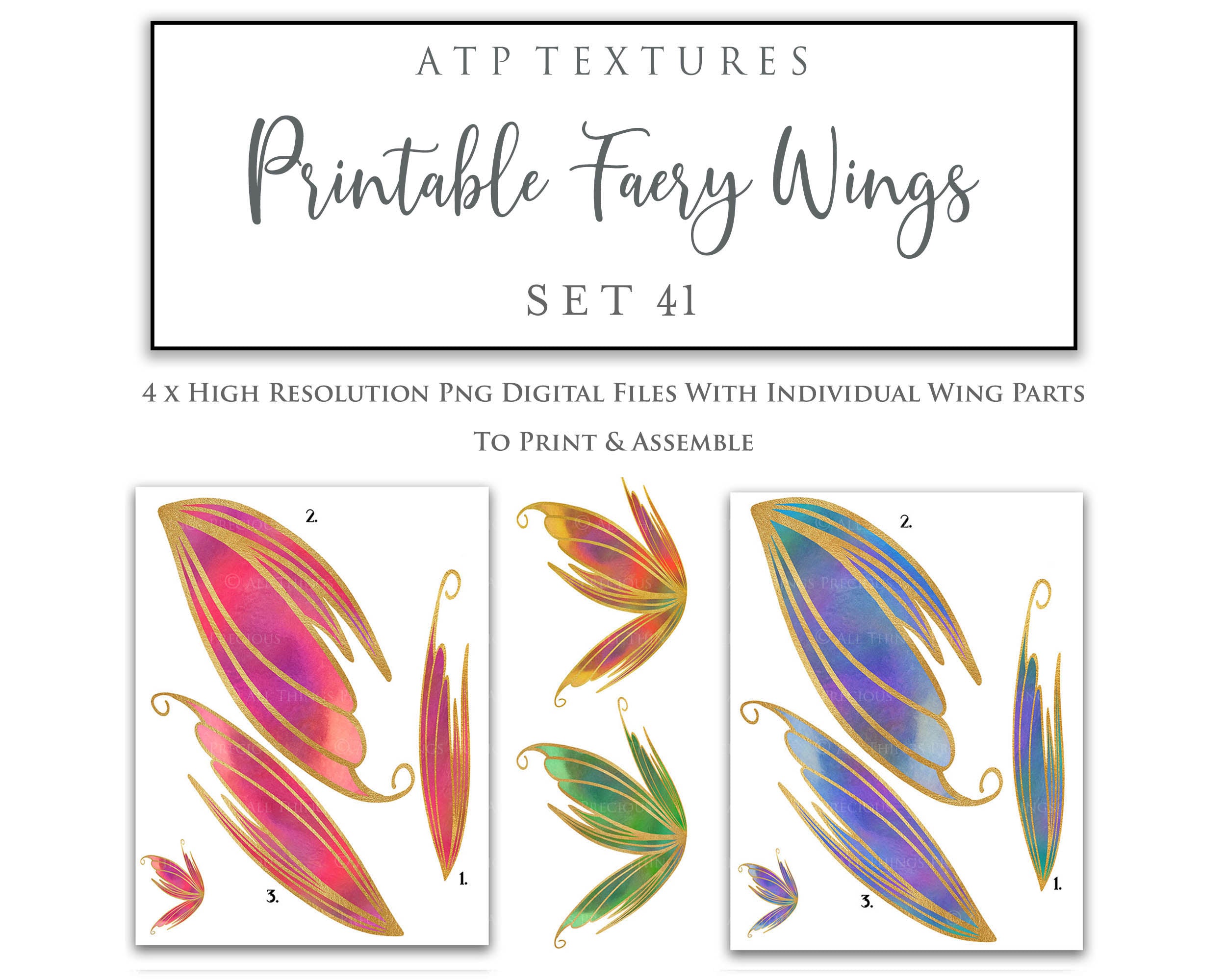 PRINTABLE FAIRY WINGS
